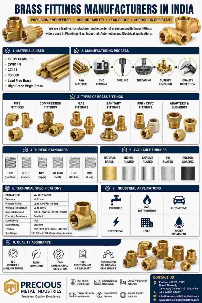 brass fittings manufacturers in india